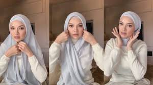 Cara pakai tudung bidang 60. Eee Lawanya Neelofa Kongsi Tutorial Tudung Dipuji Muka Pakai Apapun Cantik Limau Madu Press
