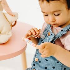 Lănțișor pentru suzetă CELESTE Light Pink