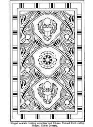 Coloring pages are fun for children of all ages and are a great educational tool that helps children develop fine motor skills, creativity and color recognition! Welcome To Dover Publications Egyptian Design Designs Coloring Books Egyptian Art