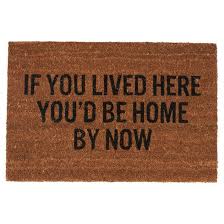 So Into This Design On Fab If You Lived Here Doormat Fabforall Door Mat Home Pretty House