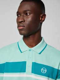 Damarindo Polo- Ocean Wave/ Blue Grass