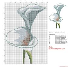 Save up to 78% on us shop price and pay in $$! A Calla Lily Flower Cross Stitch Pattern Free Cross Stitch Patterns Simple Unique Alphabets Baby