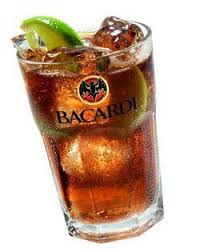 Bacardi cola (bacardi carta oro, pepsi cola and lemon juice). Bacardi Coke Bacardi Cuba Libre Cocktail Bacardi White Rum