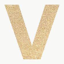 Glitter Capital Letter V Sticker Transparent Png Free Image By Rawpixel Com Ningzk V Transparent Stickers Numbers Typography Letter V