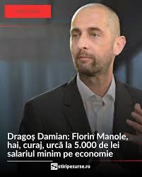 Dragoș Damian: Florin Manole, hai, curaj, urcă la 5.000 de lei salariul  minim pe economie https://www.stiripesurse.ro/dragos-damian-florin-manole-hai-curaj-urca-la-5000-de-lei-salariul-minim-pe-economie_3821141  #stiripesurse #dragosdamian #florinmanole