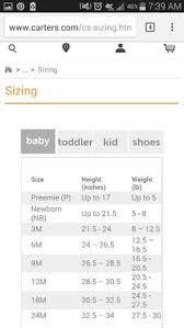 16 best kids sizing charts images baby clothes sizes baby