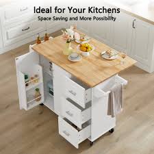 Bellemave Kitchen Island With Drop