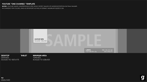 Create free youtube channel art 2560x1440 flyers, posters, social media graphics and videos in minutes. Youtube Banner Template 2015 By Garcinga10 On Deviantart