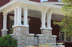 Back then, institutional buildings and social housing projects projected a cold and austere nature that became associated with totalitarianism by the late 1970s, and so fell out of favour. Round Pillar Designs For Residential Buildings Buethe Org Front Porch Columns Porch Columns Porch Design