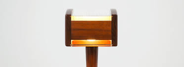 The lower file drawer with full extension slides can hold. Danish Modern L A Mid Century Modern Walnut Desk Lamp