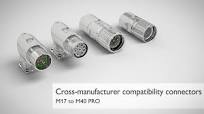 Cross-manufacturer plug-compatible connectors M17-M40 PRO (EN)