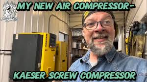 [Smoker Shop Tools] My New Air Compressor- Kaeser Screw Compressor