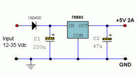 12v To 5v Converter Step Down Dc Regulator In Many Ways To Do Electronic Circuit Projects Circuit Projects Electronic Schematics
