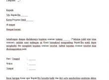 Sd erlangga akan mengadakan acara seminar kerukunan dalam keberagaman. Contoh Surat Undangan Seminar Yang Baik
