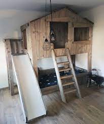boomhutbed chase kinderkamer steigerhout boomhutbed slaapkamer www woodchoice nl idees de lit amenagement chambre enfant lit superpose enfant