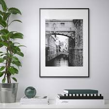 Lomviken Black Frame 50x70 Cm Ikea In 2020 Frame Framed Photo Collage Collage Picture Frames