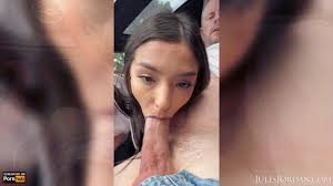 Layla Jenner with a mouthful - she handles it like a champion