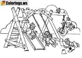 Click on the image to view the pdf. Playground Coloring Pages Coloringnori Coloring Pages For Kids