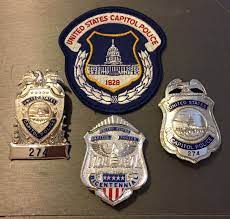 Officers are also responsible for protecting members, officers of congress, and their families. United States Capitol Police Blackinton Police Badge Fire Badge Police