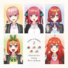 As of july 2019, there are 9 digital volumes and 4 paperback volumes available. Neo Tokyo Manga Anime K Pop J Rock Shop Versand The Quintessential Quintuplets Second Season Character Song Mini Album
