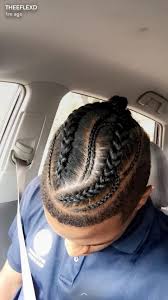 Man Bun Braids Blessedhands Braids Houstonbraider Houston Braidsformen Men Menshair Hair M Mens Braids Hairstyles Braided Man Bun Braided Hairstyles