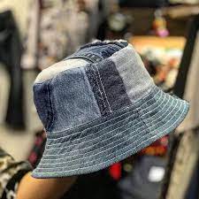 Vintage Remade Reversible Bucket Hat Etsy In 2021 Denim Bucket Hat Bucket Hat Fashion Spring Hats
