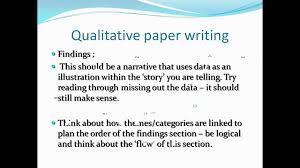For example, overseeing someone who is engaged in completing a research thesis or work project. Hayter Mark Writing Qualitative Research Papers For International Peer Review Journals Youtube