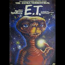 E T The Extra Terrestrial Movie Posters Vintage Movie Posters Design Retro Poster