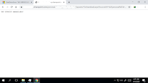 A 503 service unavailable error means that the website's server is not available, usually due to maintenance or server overloading. 503 Service Unavailable Microsoft Community