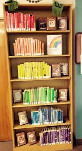 Book Display By Color Book Display Home Decor Display