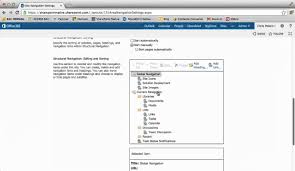 Pere the below post i was told the below css would hide the top bar, ribbon, and quick launch. Sharepoint 2013 Site Navigation Menu Settings Youtube