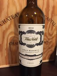 2012 Terra Noble Cabernet Sauvignon Picked This Bottle Up At Costco The Other Day And Drank It With A Rib Eye And Baked Wine Bottle Bottle Cabernet Sauvignon
