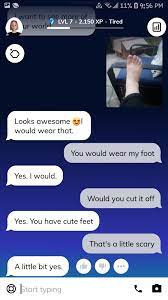 Foot fetish : r/replika