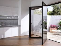 Sl75 Lumi Flushed Glazed Bifold Sliding Doors Slimline Glazing Aluminium Systems Folding Glass Patio Doors Glass Doors Patio Accordion Glass Doors