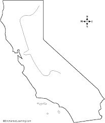 Also transparent california.com state shape available at png transparent variant. Outline Map California Enchantedlearning Com
