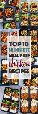 Breakfast casseroles/muffins are easy and tasty suggestions for meal prepped breakfasts. Top 10 30 Minute Meal Prep Chicken Recipes Gimme Delicious