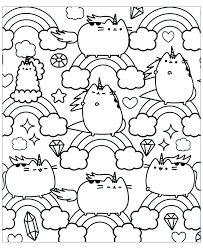Have you wondered what your lovely cats want to tell you? Kawaii Coloring Pages For Adults