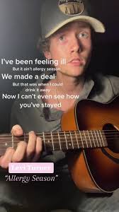 Levi Turner, the first artist signed to Zach Bryan’s label, released the  “Allergy Season” album back in June 2023. Here’s a clip of him singing the  title track. #countrymusic #LeviTurner