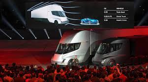 The electric tesla semi truck shows the frenzy for advanced technology spreading to freight industry, where economics could make sense. Tesla Elon Musk Unveil Electric Semi Truck Transport Topics