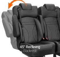 Qualitex Sprinter VIP Passenger Van 2-Seat Replacement Row Kit (2007-2018, & 2019+), 44.5" Wide, Ultimate Leather