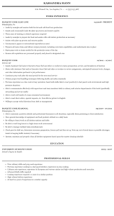 Banquet Cook Resume Sample Mintresume