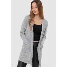Kady Open Neckline Long Sleeves Short Cardigan Heather Grey Best Price Online Jumia Egypt