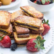 Nutella Stuffed French Toast Sticks