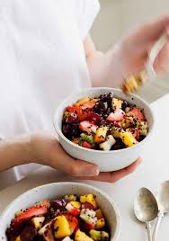 Salade De Fruits Quinoa Trois Fois Par Jour Cooked Breakfast Healthy Receipes Breakfast Recipes