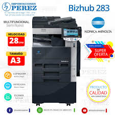 © 2021 konica minolta business solutions (m) sdn. Konica Minolta Bizhub 283 Venta De Copiadoras Importaciones Perez
