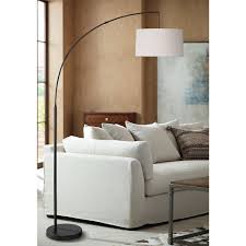 The most captivating part of the design is the chic rose gold shade. Cora Black Arc Floor Lamp Style 89e69 Lamps Plus