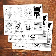 Halloween Mini Book Color In Pdf File Instant Download Printing The Moon Halloween Coloring Book Halloween Coloring Mini Books