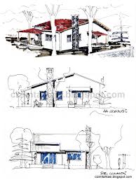 Cizim Anlatim Teknikleri Eskiz Perspektifler Marker Boyama Teknigi Plan Yerlesim Teknik Anlatimlarla Ilgili B Eskiz Mimari Cizim Taslaklari Mimari Cizimler