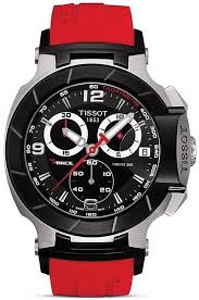 Black And Red Mens Watch Tissot T Race Men S Black Quartz Chronograph Red Rubber Watch 50mm Jewelry Accessories Bloomingdale S Tissot Mens Watch Tissot T Race Watches For Men