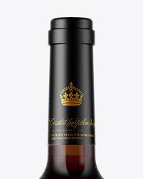 Download Amber Glass Red Wine Bottle Mockup In Bottle Mockups On Yellow Images Object Mockups